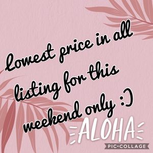 LOWEST PRICE ONLY FOR THIS WEEKEND .